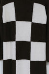 SWAYING/KNIT Checkerboard Dress SW212LS06 Brown/White PS40